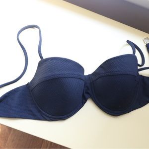 Marysia swim black bathing suit top size 1